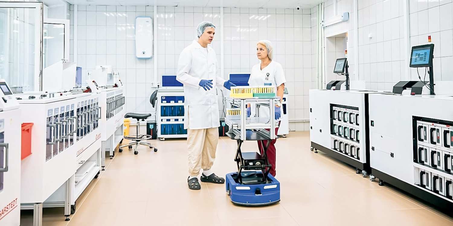 Робот в лаборатории: старт эксперимента